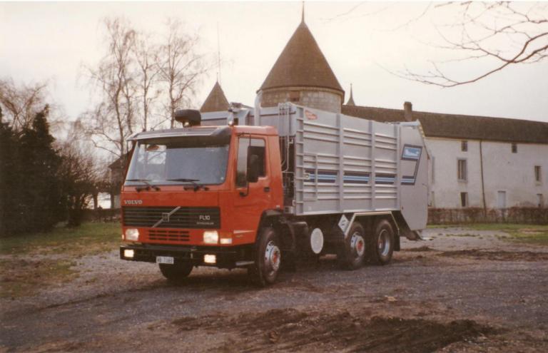 Devant le château de Rolle, fin des années 1980