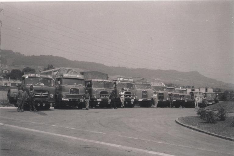 L'équipe Henny Transports vers 1970