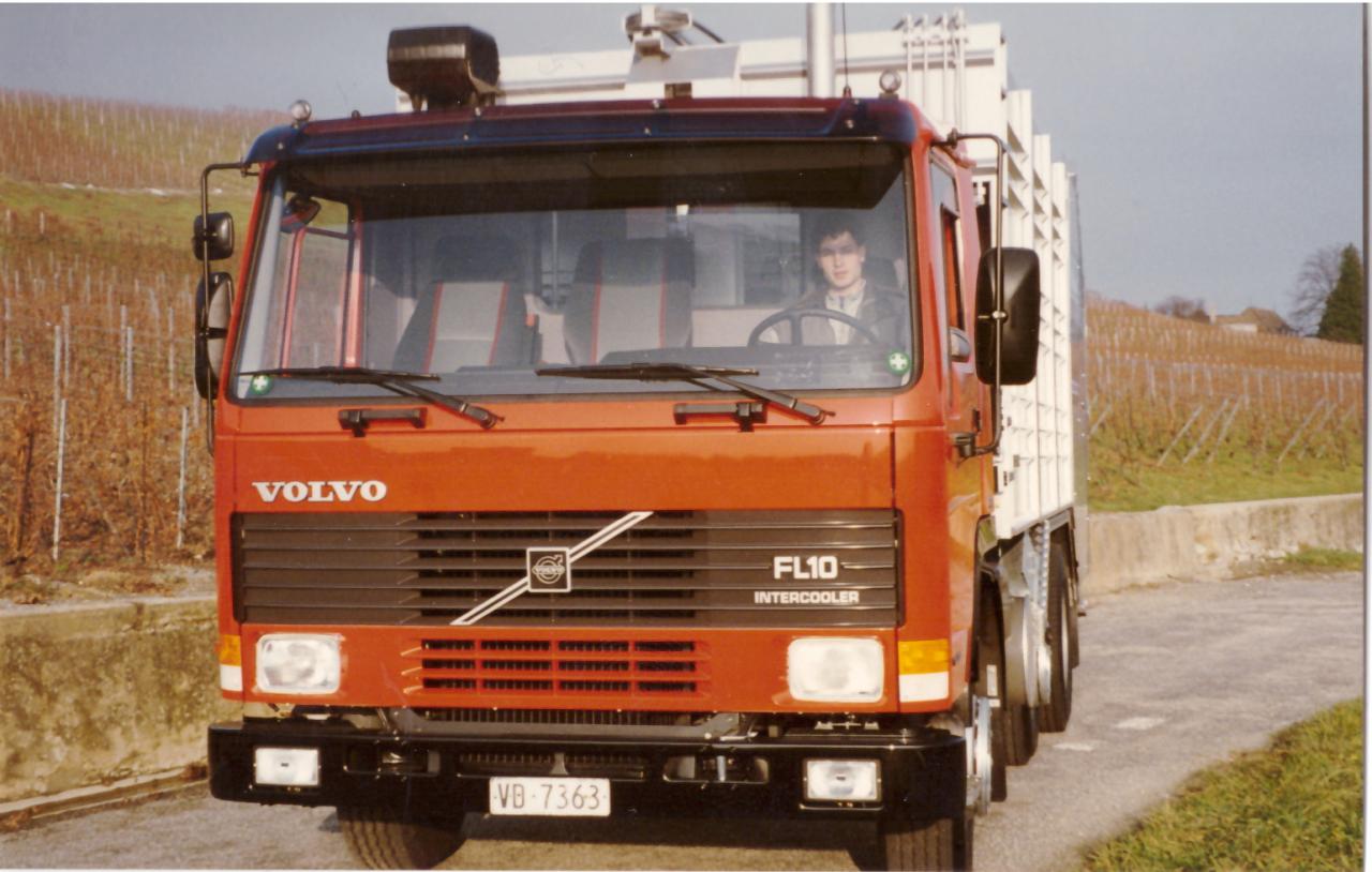 1993 : un jeune chauffeur en tournée